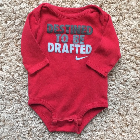 red nike onesie